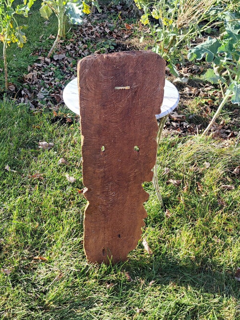 Large Wooden Rasta Wall Mask - Picture 4 of 11